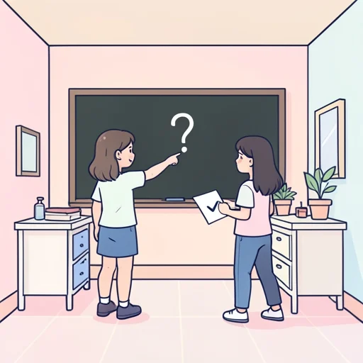 彼女はそれとも答えを教えてくれた - Bildwörterbuch