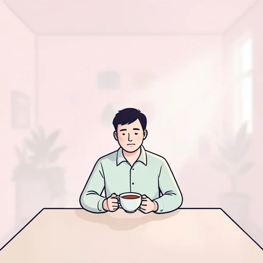 彼の感覚は鈍くなった - Bildwörterbuch