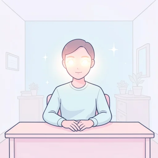 彼の目が不自然に輝いてた - Bildwörterbuch