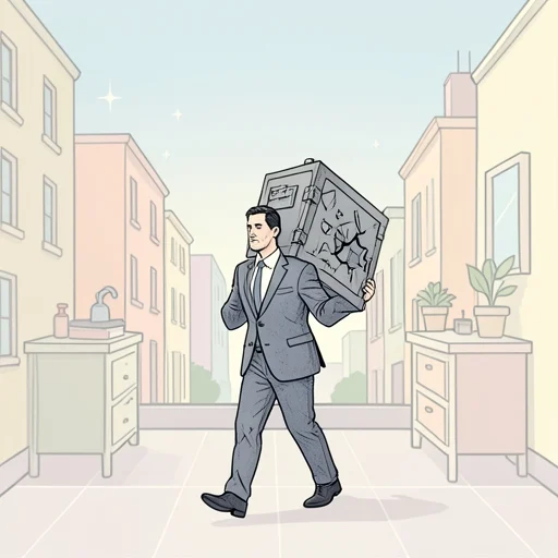 彼は会社の損失を背負ってる - Bildwörterbuch