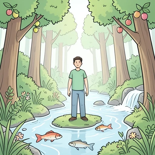 彼、この地域の天然資源は豊富だ - Bildwörterbuch