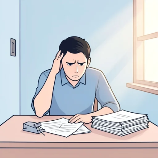 彼、この問題は厄介だと彼は言った - Bildwörterbuch