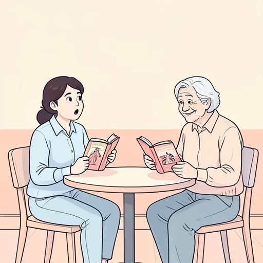 彼、この小説の著者と直接会ったらしい - Bildwörterbuch