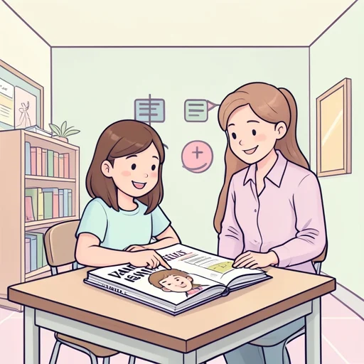 彼、今年の年鑑に名前が載った - Bildwörterbuch