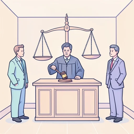 彼、公正に争いを裁いた - Bildwörterbuch