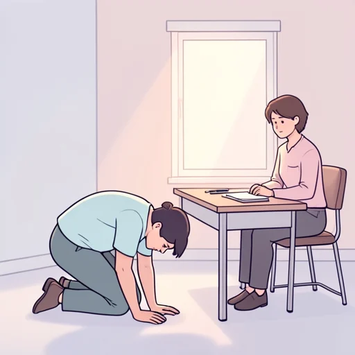 彼に謝った - Bildwörterbuch