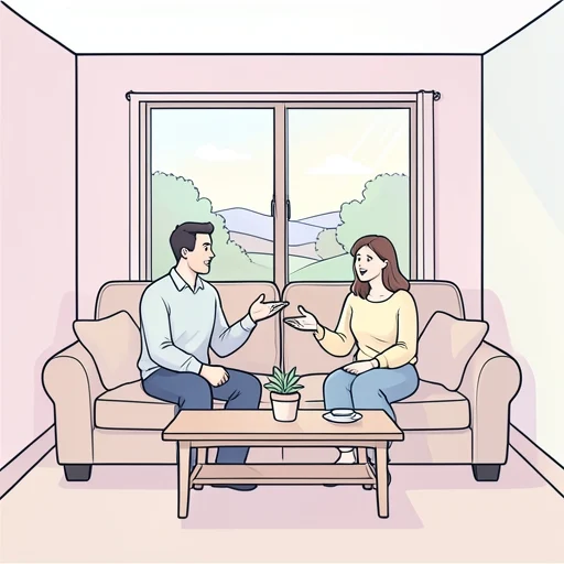 彼に話す機会があった - Bildwörterbuch