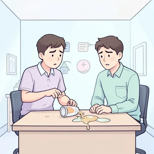 彼に迷惑をかけてしまった - Bildwörterbuch