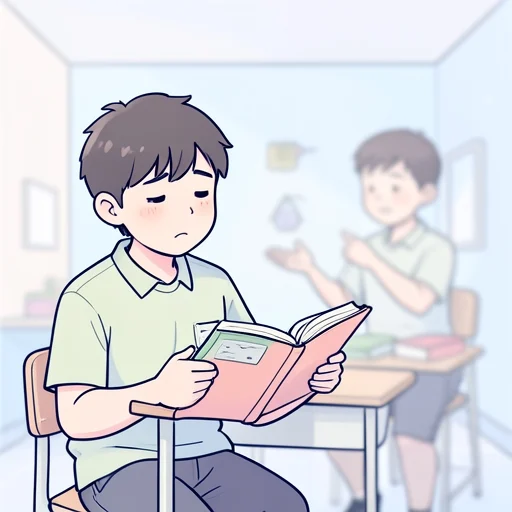彼にノートを借りて助かった - Bildwörterbuch