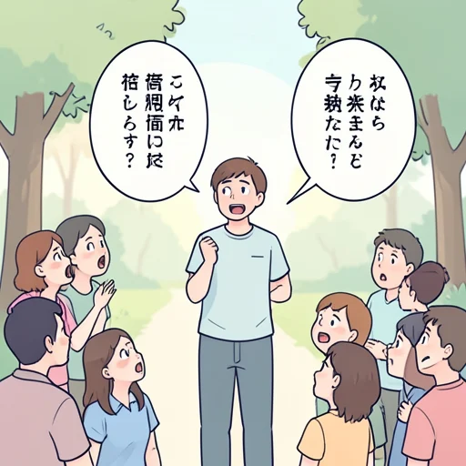 彼、日本語を話す能力がすごい - Bildwörterbuch