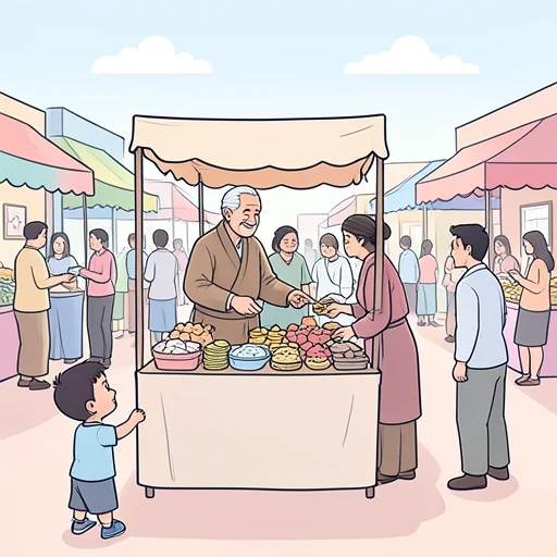 彼の父親は有名な商人だ - Bildwörterbuch