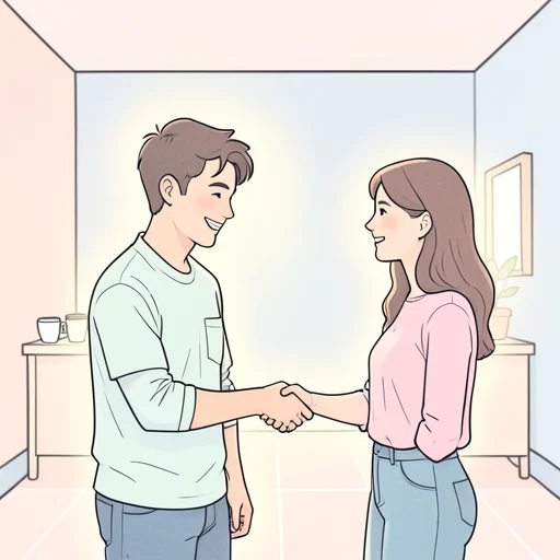 彼の第一印象は良かった - Bildwörterbuch