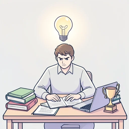 彼の努力には本当に感心するものがある - 그림 사전