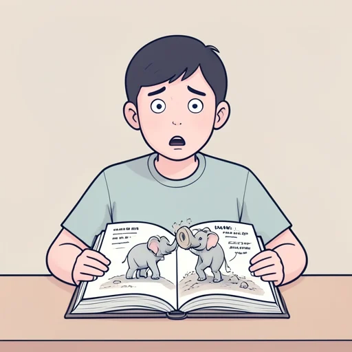 彼の発言にとんでもない事実があった - Bildwörterbuch