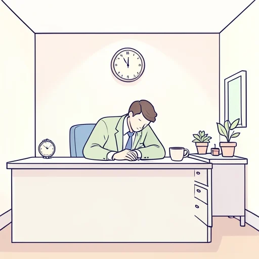 彼の疲労の程度は深刻だ - Bildwörterbuch