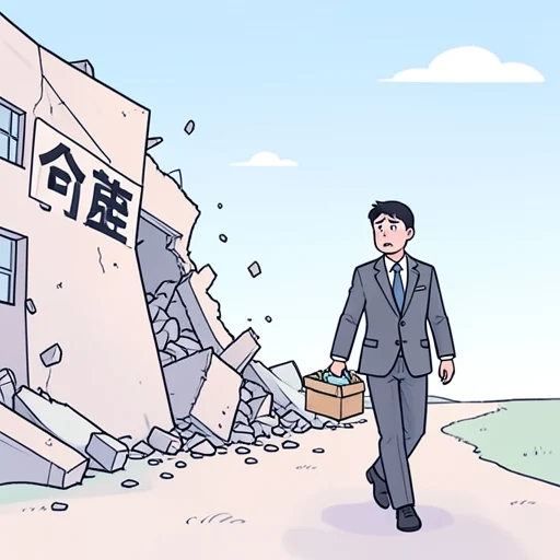 彼の会社が破産して職を失った - Bildwörterbuch