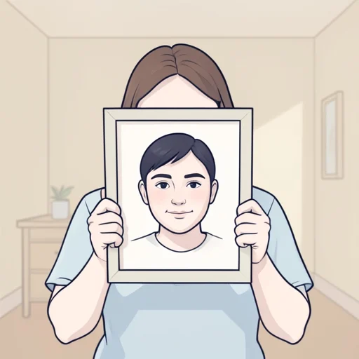 彼の顔はまだ記憶に残っている - Bildwörterbuch