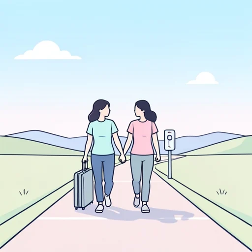 彼の国境を越える旅に同行した - Bildwörterbuch