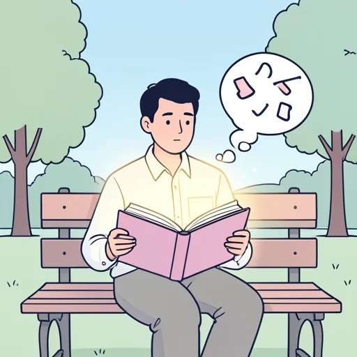 彼の言葉には深い意味が含まれている - Bildwörterbuch