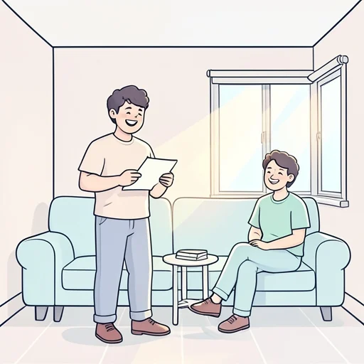 彼の言葉を信じて間違いなかった - Bildwörterbuch