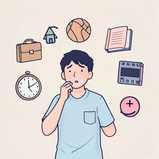 彼の今日の日程は過密だ - Bildwörterbuch