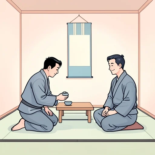 彼の礼儀正しさに感心した - Bildwörterbuch