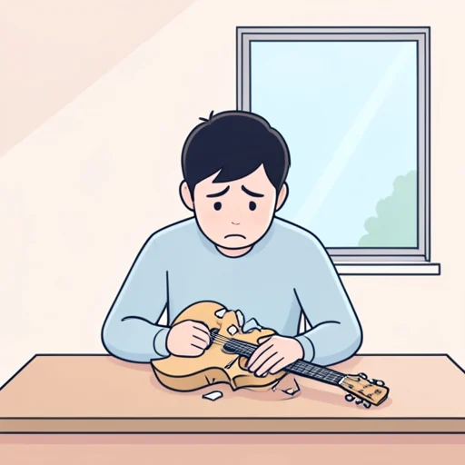 彼の才能に失望した - Bildwörterbuch