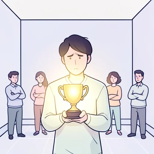 彼の才能を認めたくない人もいる - Bildwörterbuch