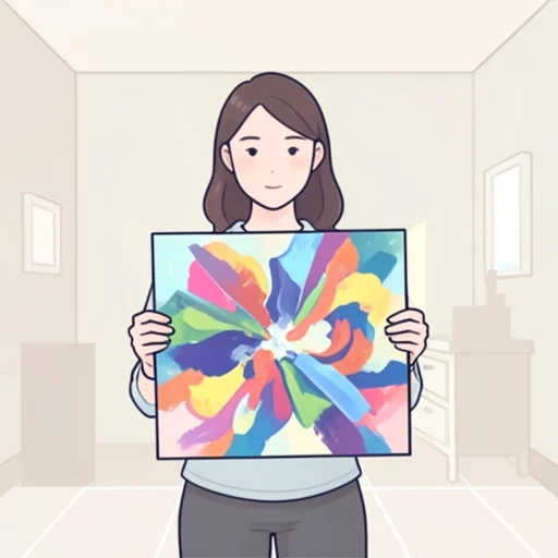 彼の作品には独特のイメージがある - Bildwörterbuch