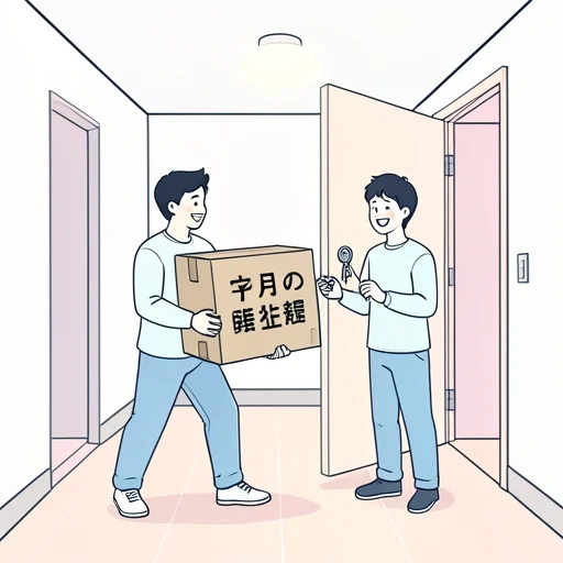 彼、来月の引越しを手伝ってくれた - Bildwörterbuch