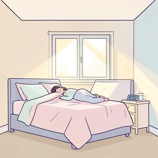 彼、昨夜はぐっすり眠れたって - Bildwörterbuch
