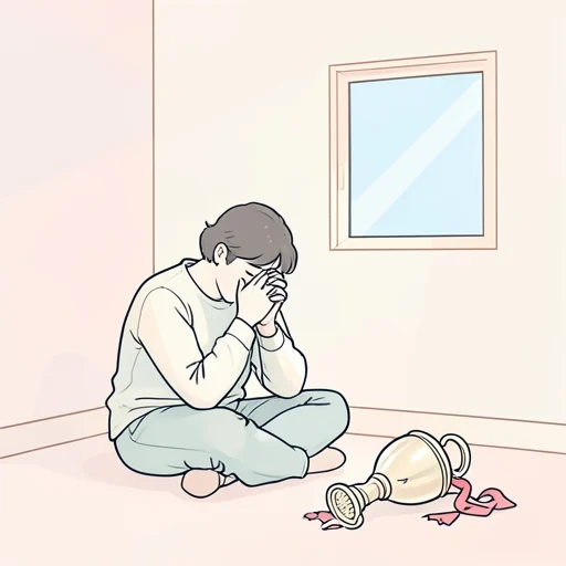 彼、試合に負けてがっかりしてた - Bildwörterbuch