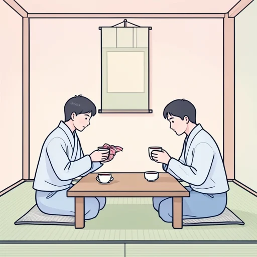 彼、互いに尊敬し合える関係だ - Bildwörterbuch