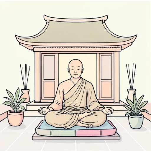 彼、寺の僧として暮らしてる - Bildwörterbuch