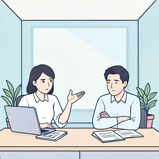 彼と仕事の面で意見が対立してる - Bildwörterbuch