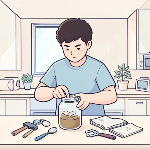 彼はあらゆる手段を試した - Bildwörterbuch