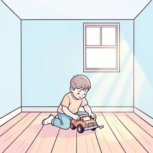彼は遊んでばかりいます。 - Illustrated Dictionary