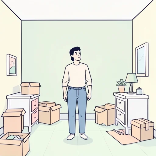 彼は新しい環境に自分を慣らそうとした - Bildwörterbuch
