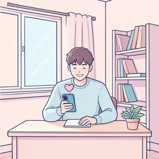 彼は初恋の恋人といまだに連絡を取り合っている - Bildwörterbuch