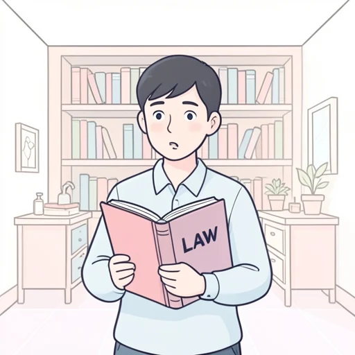 彼は法律に対して疑問を抱いてる - Bildwörterbuch