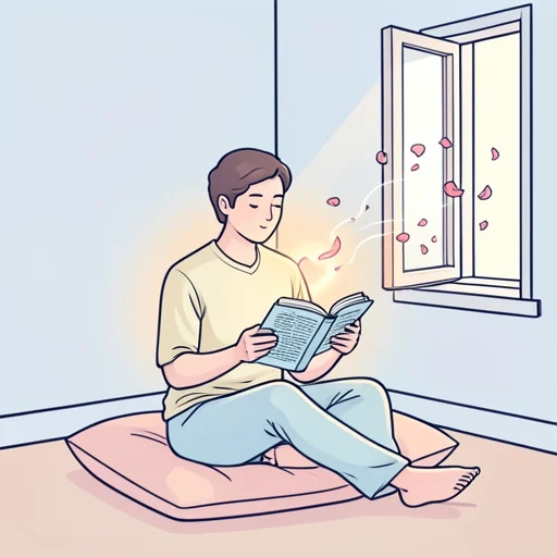 彼は一句の詩を読んで心を動かされた - Bildwörterbuch
