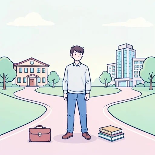 彼は今が人生の境目だと思った - Bildwörterbuch
