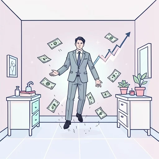 彼は事業の成功に酔ってる - Bildwörterbuch