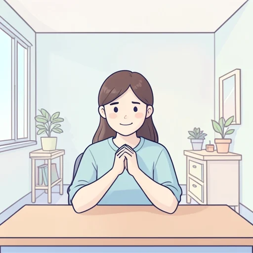 彼は感情を押えて平静を装った - Bildwörterbuch