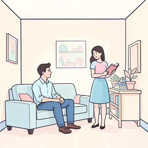 彼は彼女に視線を寄せた - Bildwörterbuch