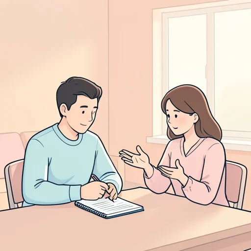 彼は彼女の意見を加味して最終的なプランを練った - Bildwörterbuch