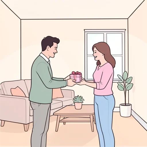 彼女は彼女の要求に応じた - Bildwörterbuch