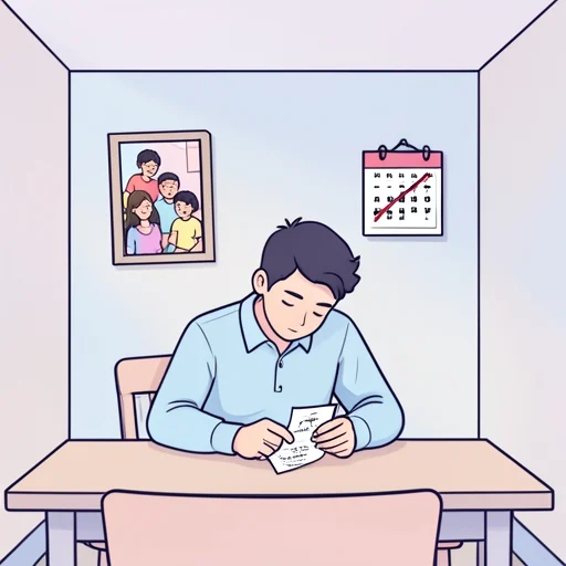 彼は家族の期待を裏切って約束を破った - Bildwörterbuch
