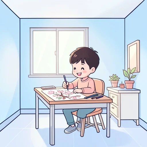 四月になると桜が咲きます。 - Bildwörterbuch