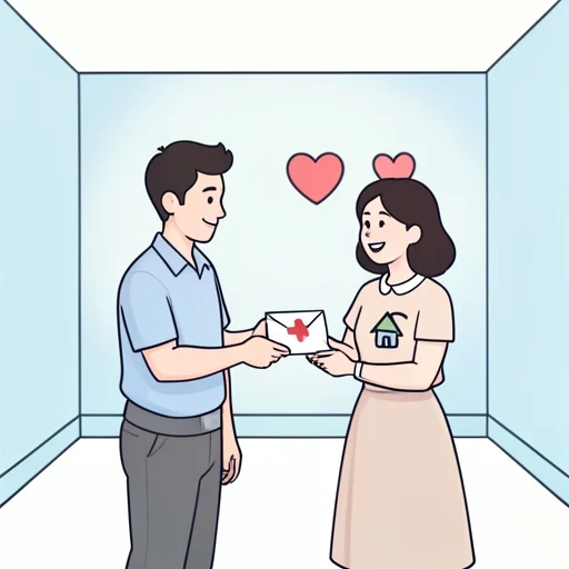 彼は孤児院に寄付をした - Bildwörterbuch